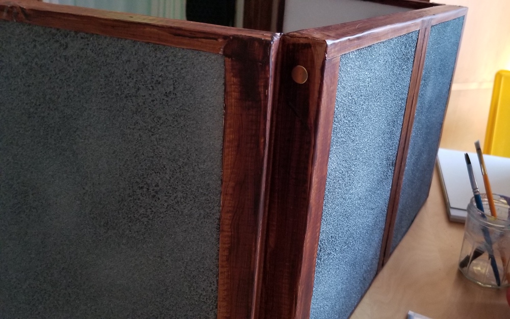 photo of taped DM screen