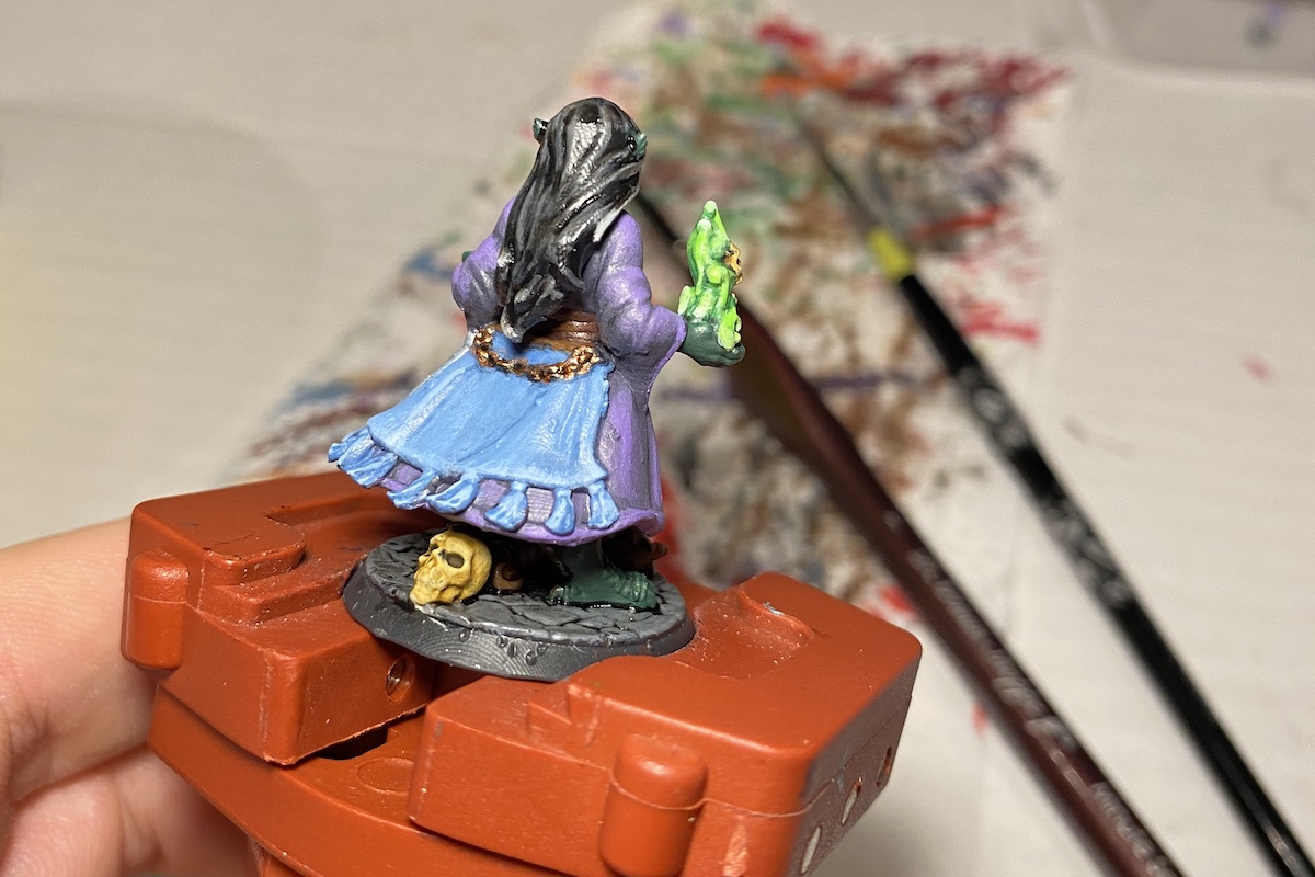 BackFront view of the painted mini