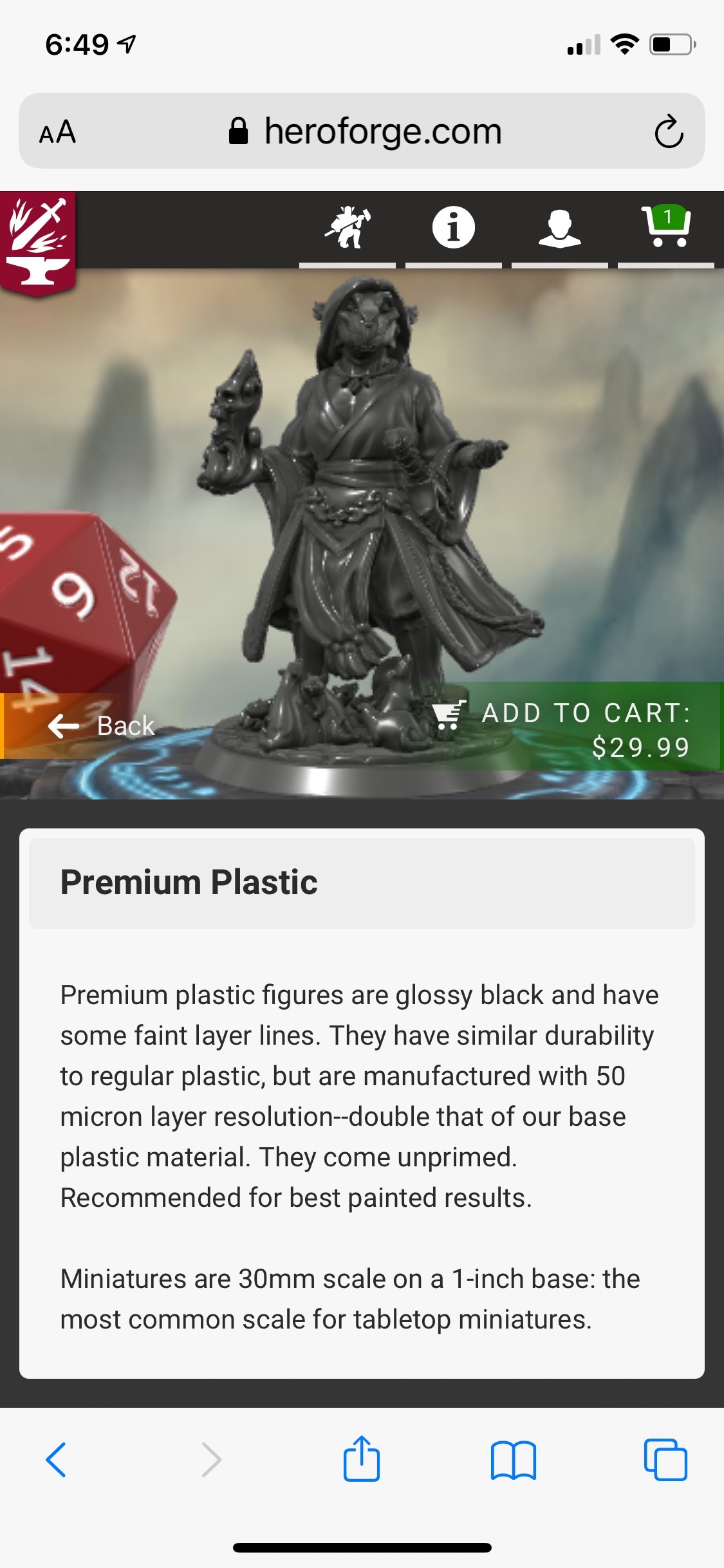 Selecting premium plastic