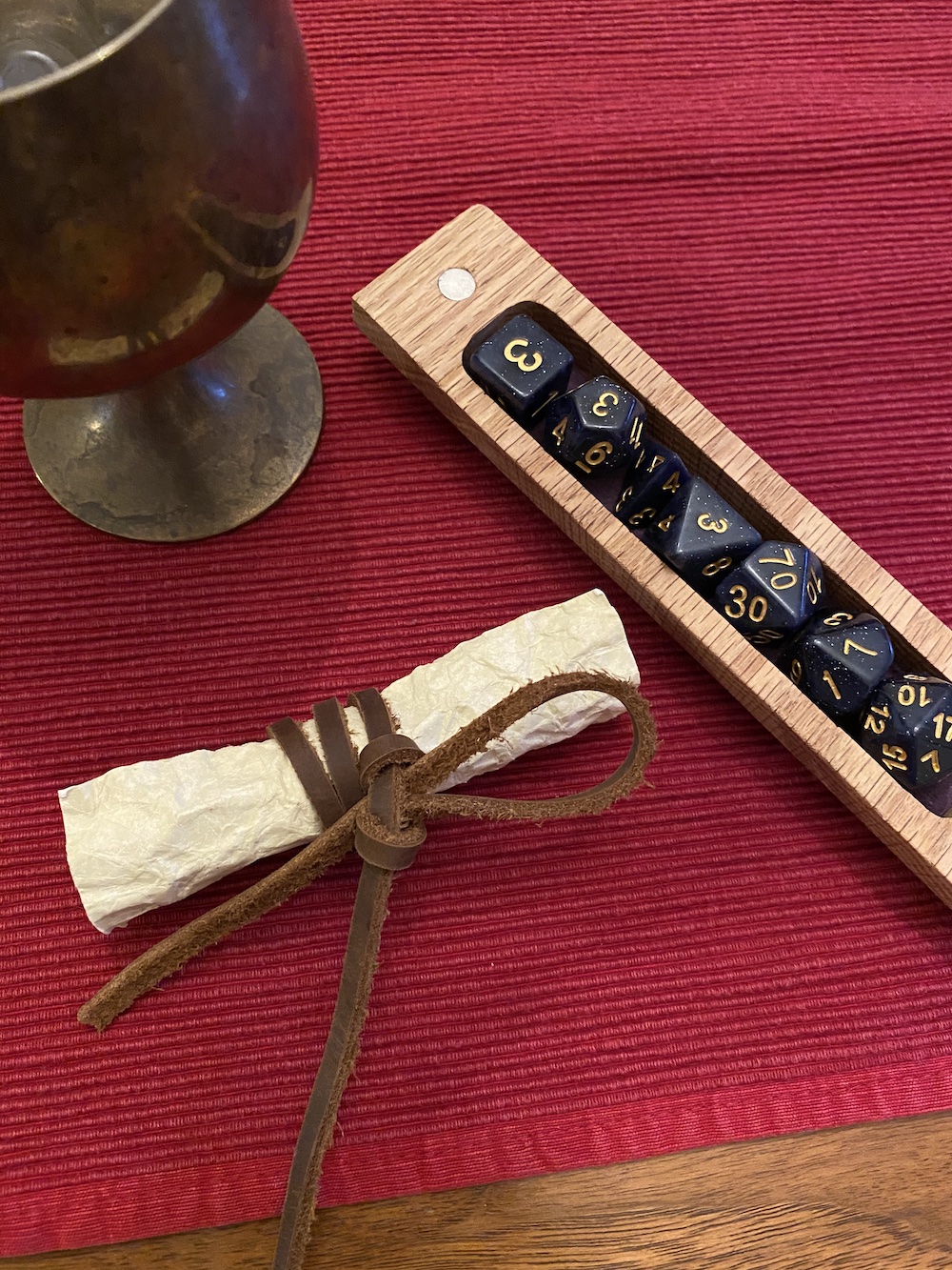 the finished scroll