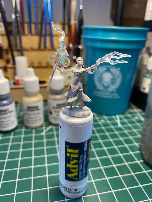 Homemade painting handle